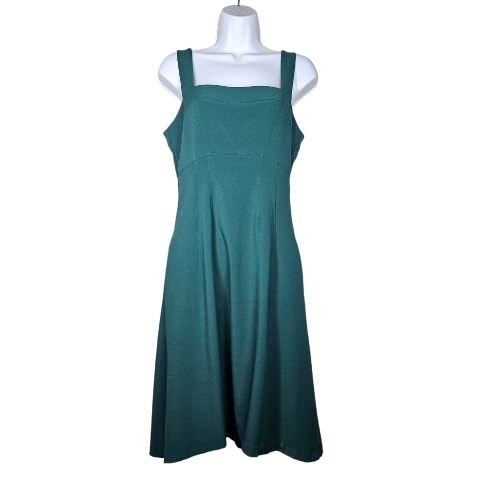 Lark & Ro Women's Sleeveless Square Neck A-Line Dress